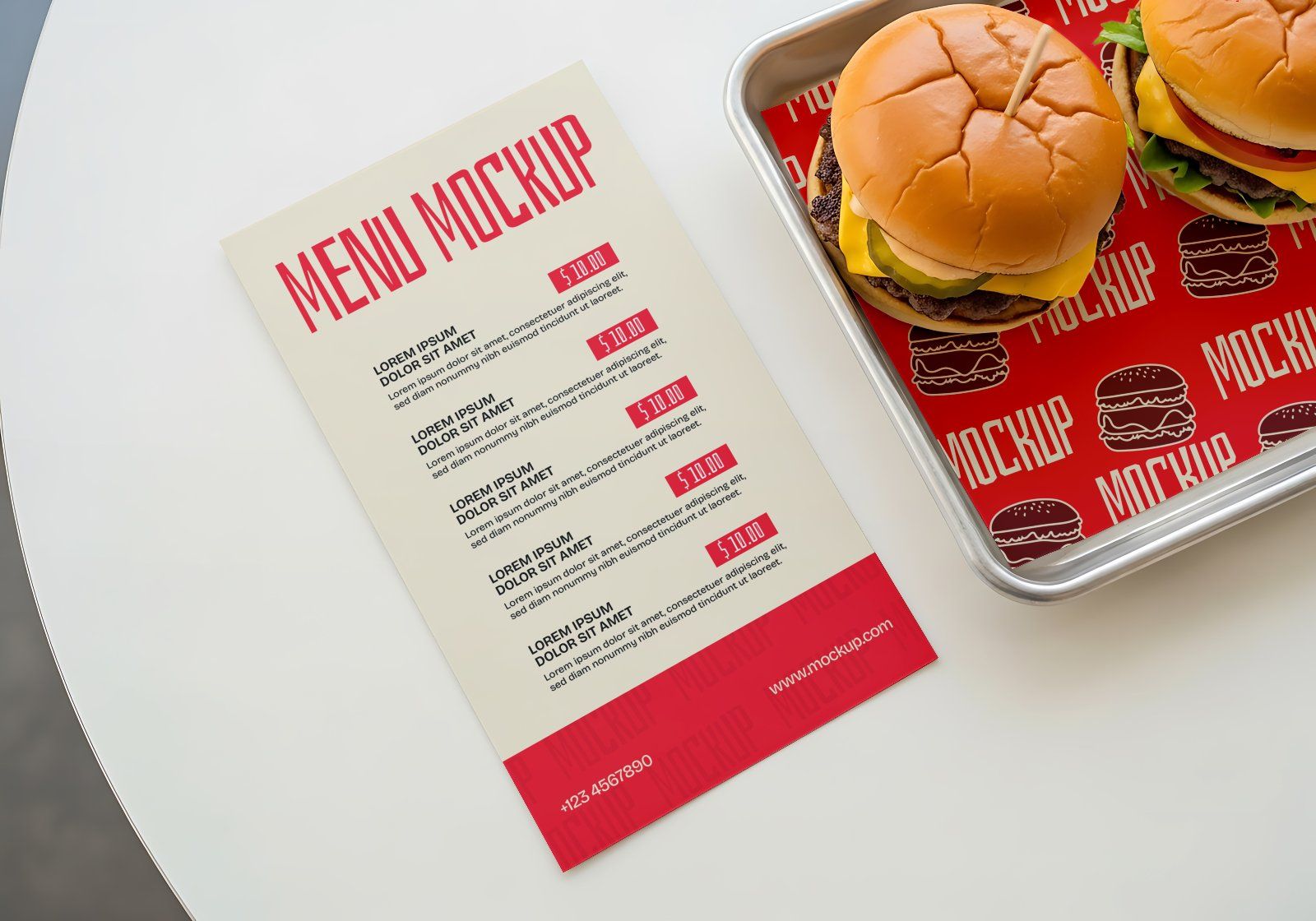 Premium Branding Burger Store Mockup — image 3