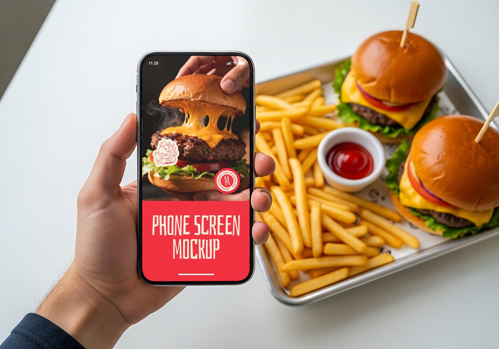 Premium Branding Burger Store Mockup — image 4