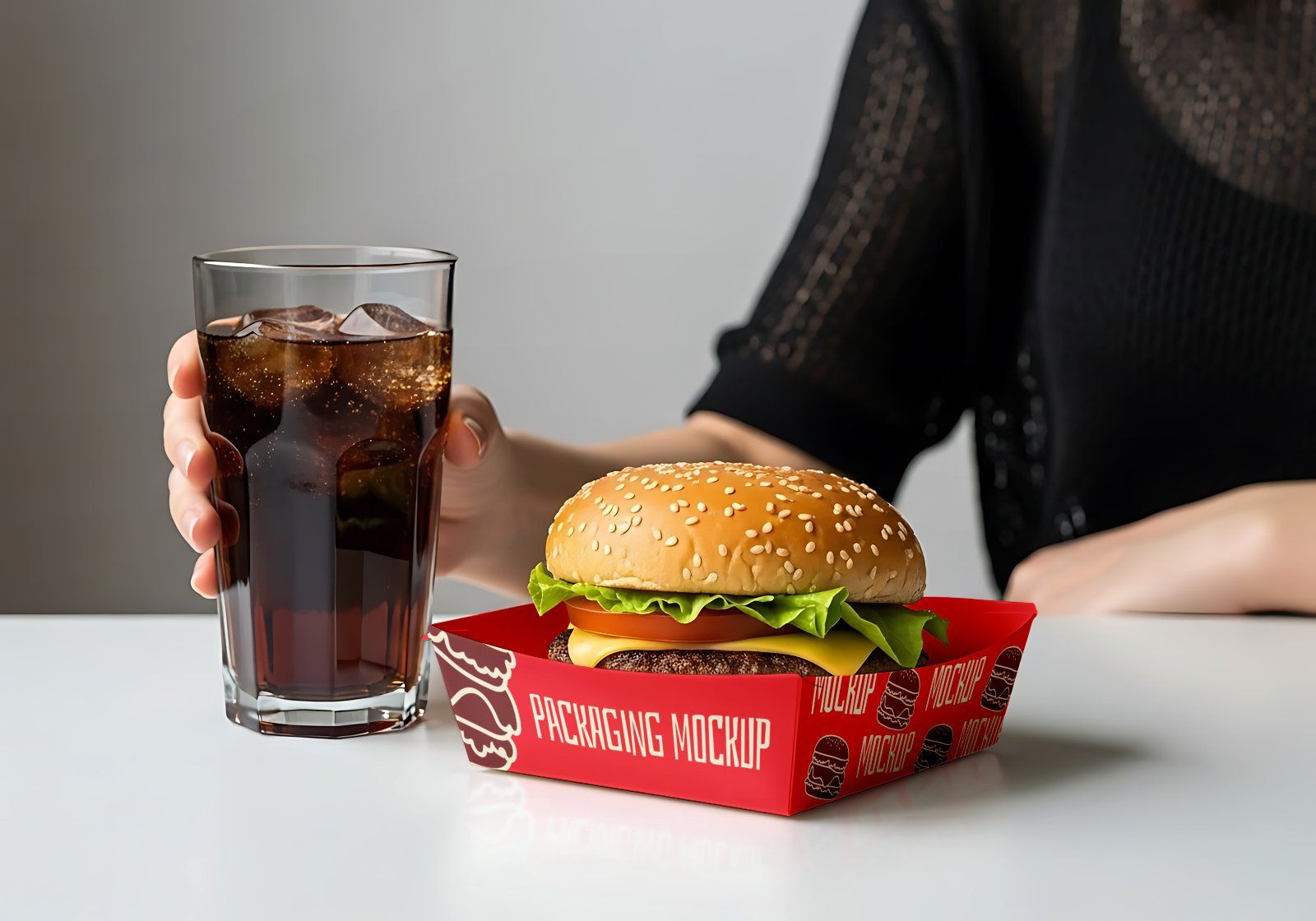 Premium Branding Burger Store Mockup — image 7