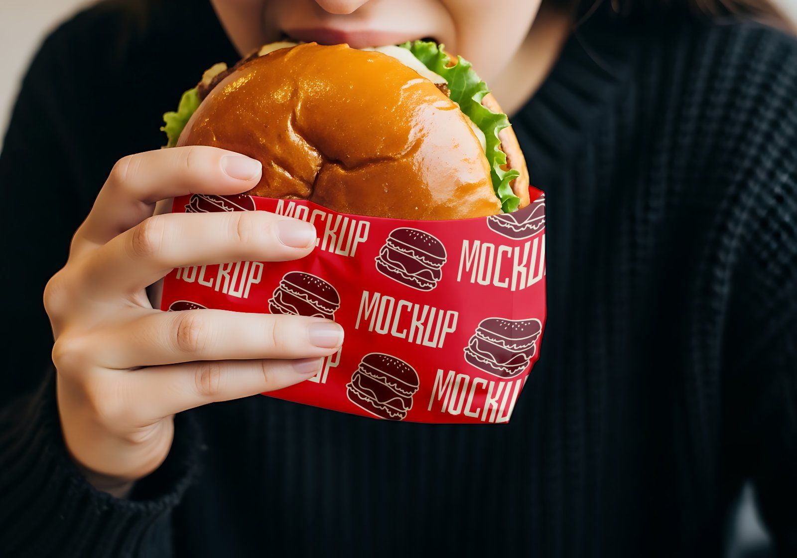 Premium Branding Burger Store Mockup — image 14