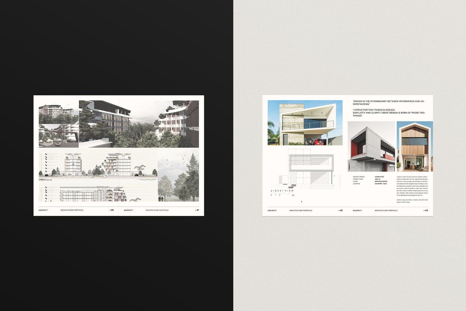 Architecture Sketch Design Portfolio Template — image 16