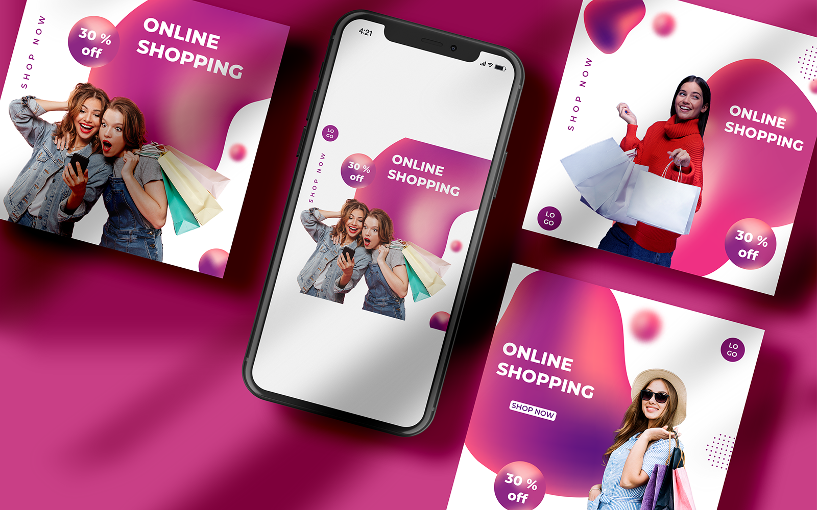Shopping - Social Media Template-22-059 — image 1