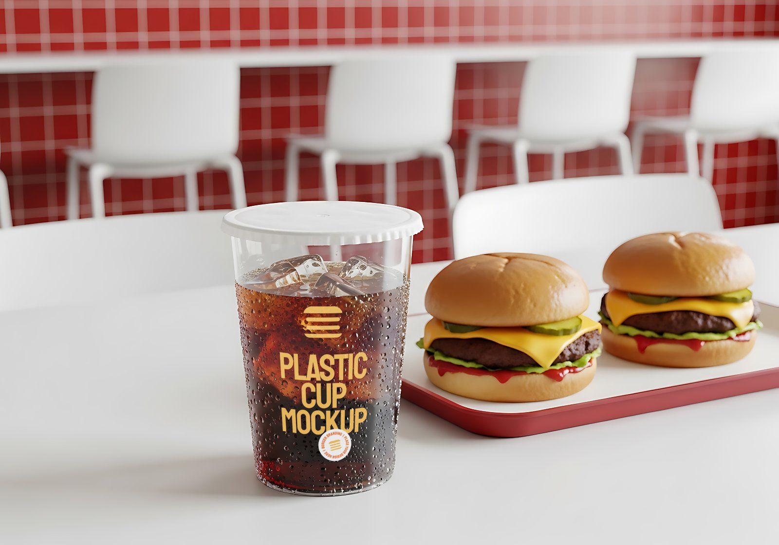 Premium Branding Premium Burger Store Mockup — image 2