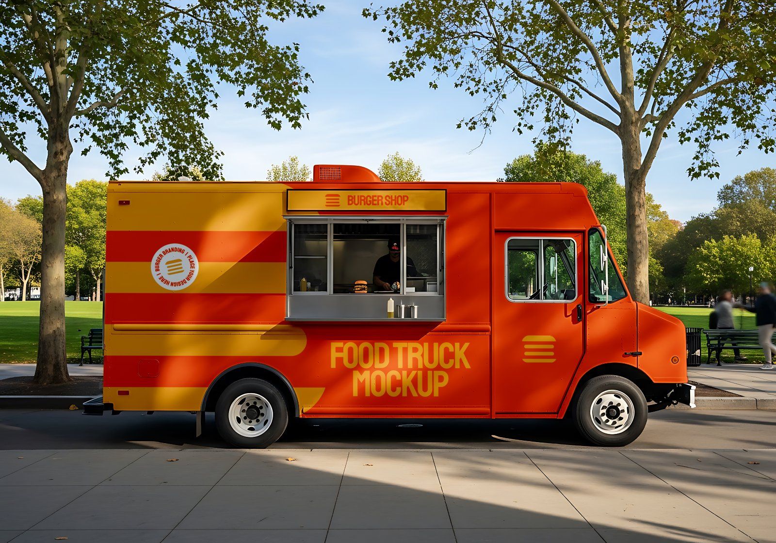 Premium Branding Premium Burger Store Mockup — image 3