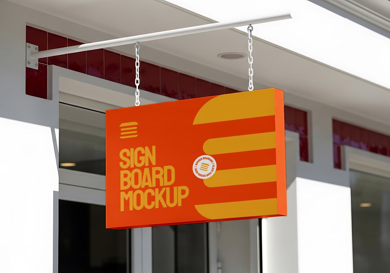 Premium Branding Premium Burger Store Mockup — image 10