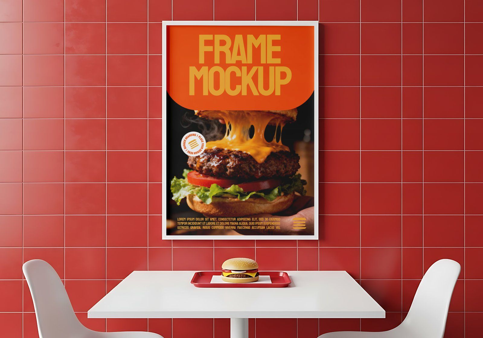 Premium Branding Premium Burger Store Mockup — image 16