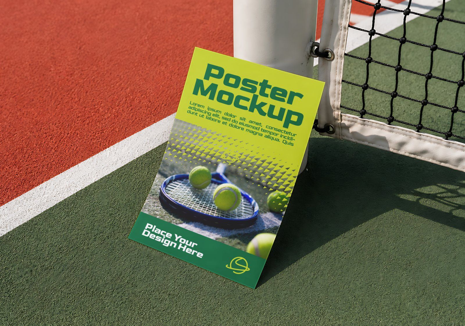 Premium Tennis Court Branding Mockup — image 12
