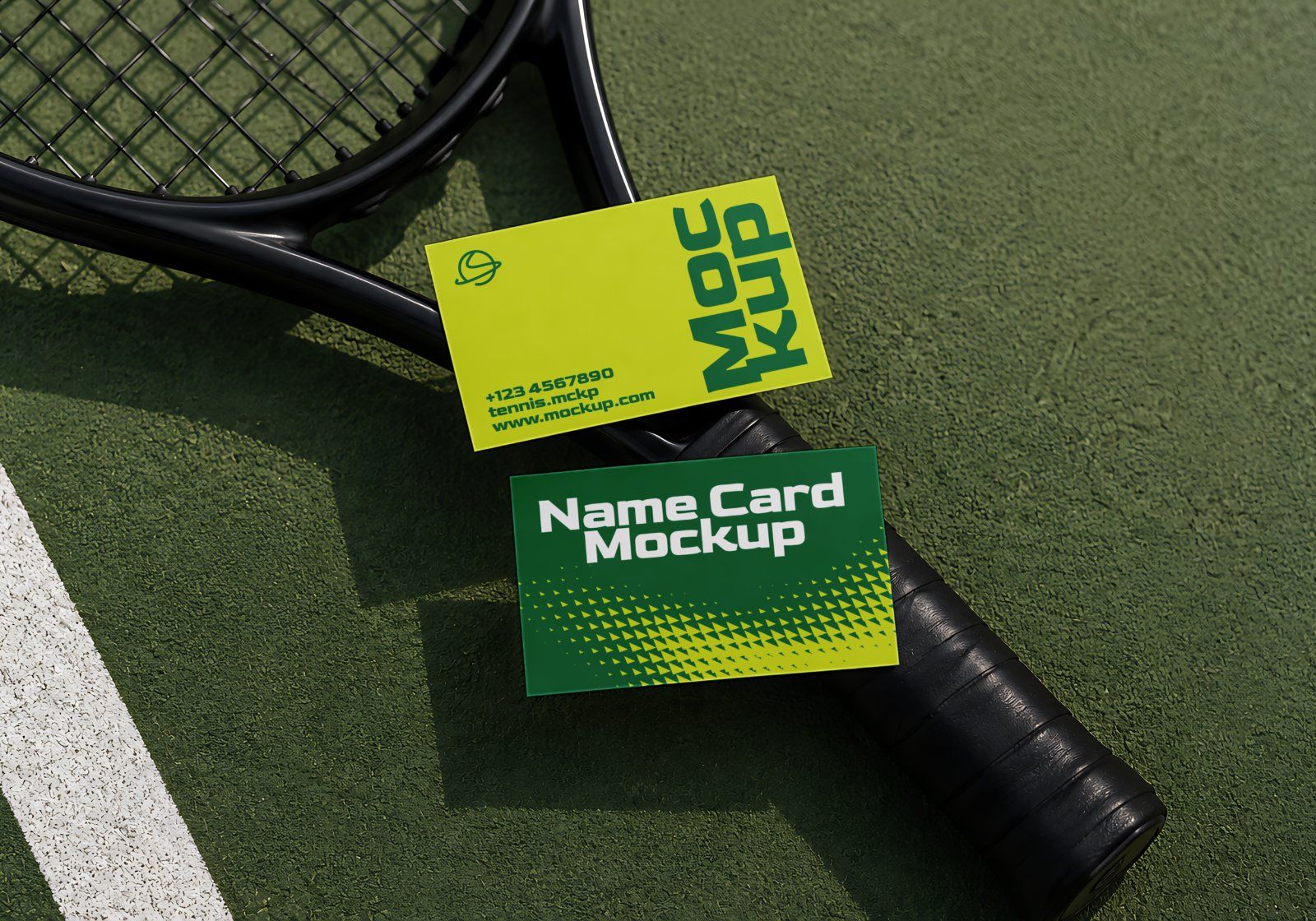 Premium Tennis Court Branding Mockup — image 11