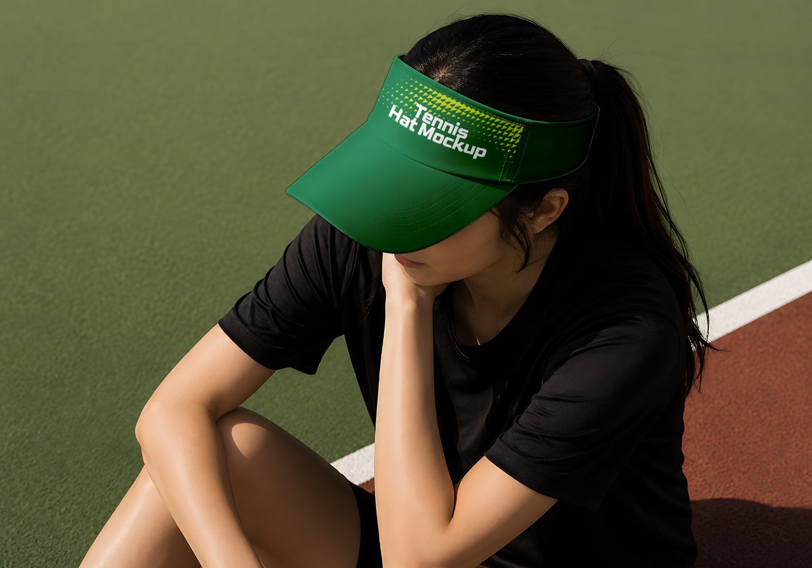 Premium Tennis Court Branding Mockup — image 8