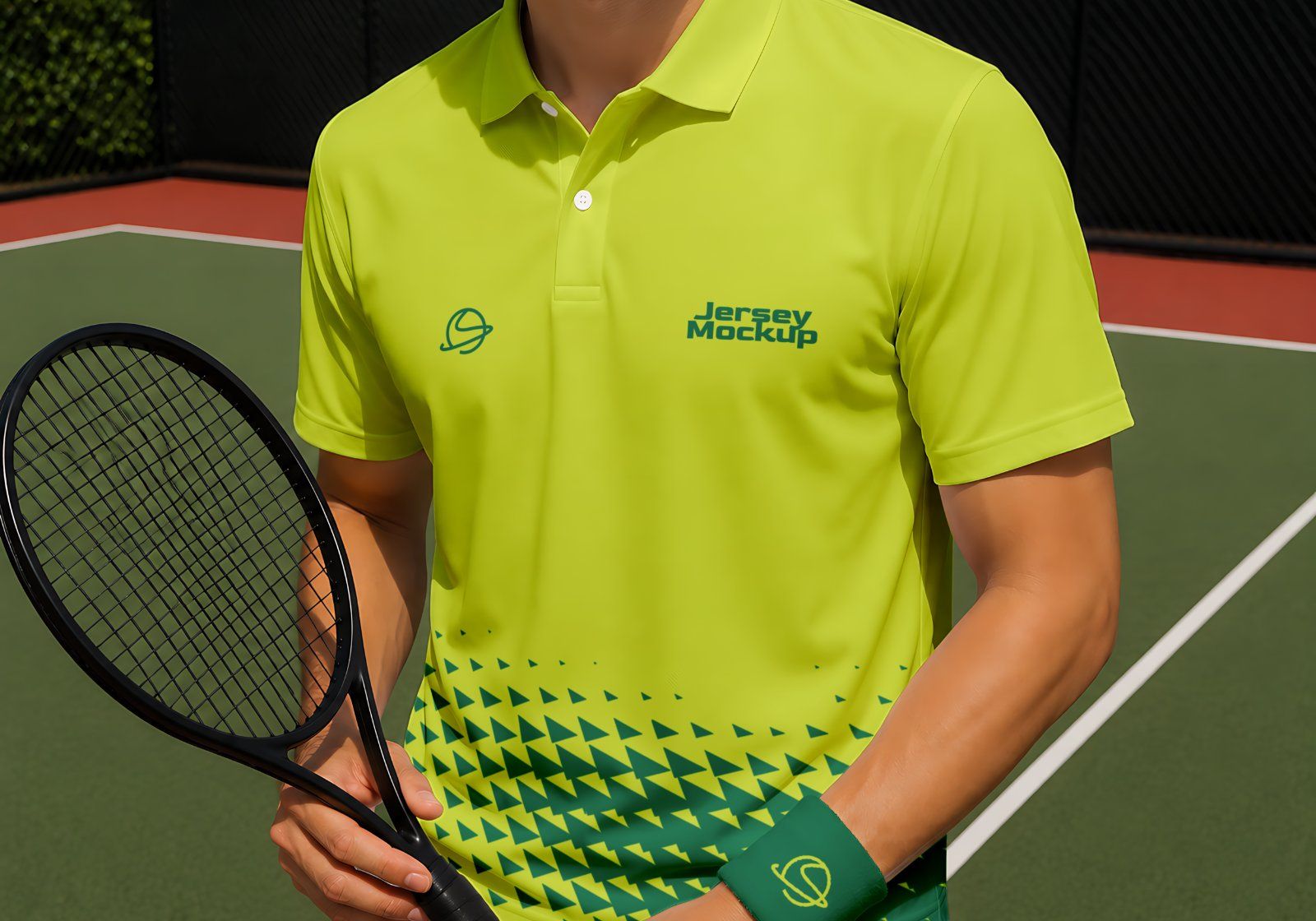 Premium Tennis Court Branding Mockup — image 6