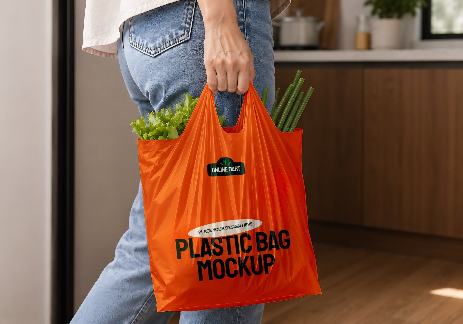 Premium Online Groceries Branding Mockup Bundle – 15 Fresh PSD Scenes for Supermarket Delivery — image 19