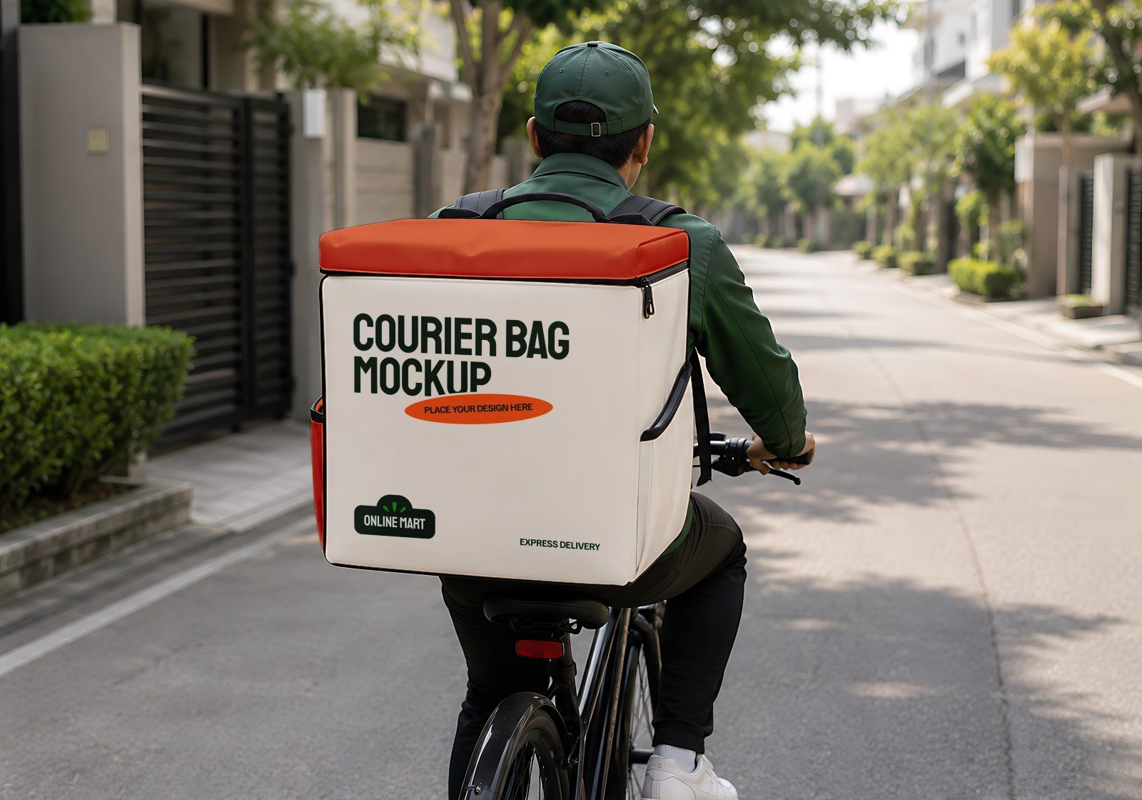 Premium Online Groceries Branding Mockup Bundle – 15 Fresh PSD Scenes for Supermarket Delivery — image 16