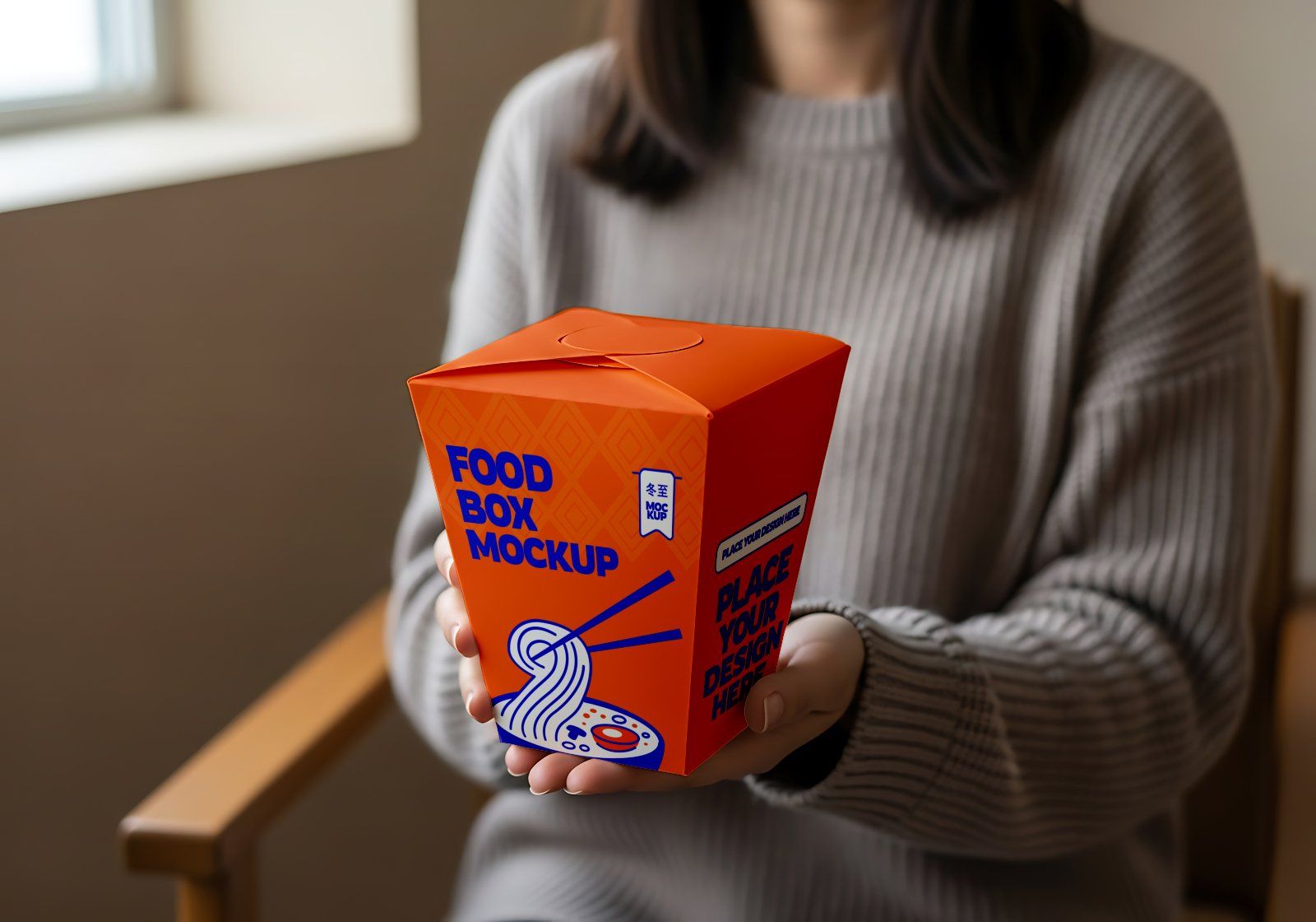 Premium Branding Red Korean Restaurant Mockup — image 6