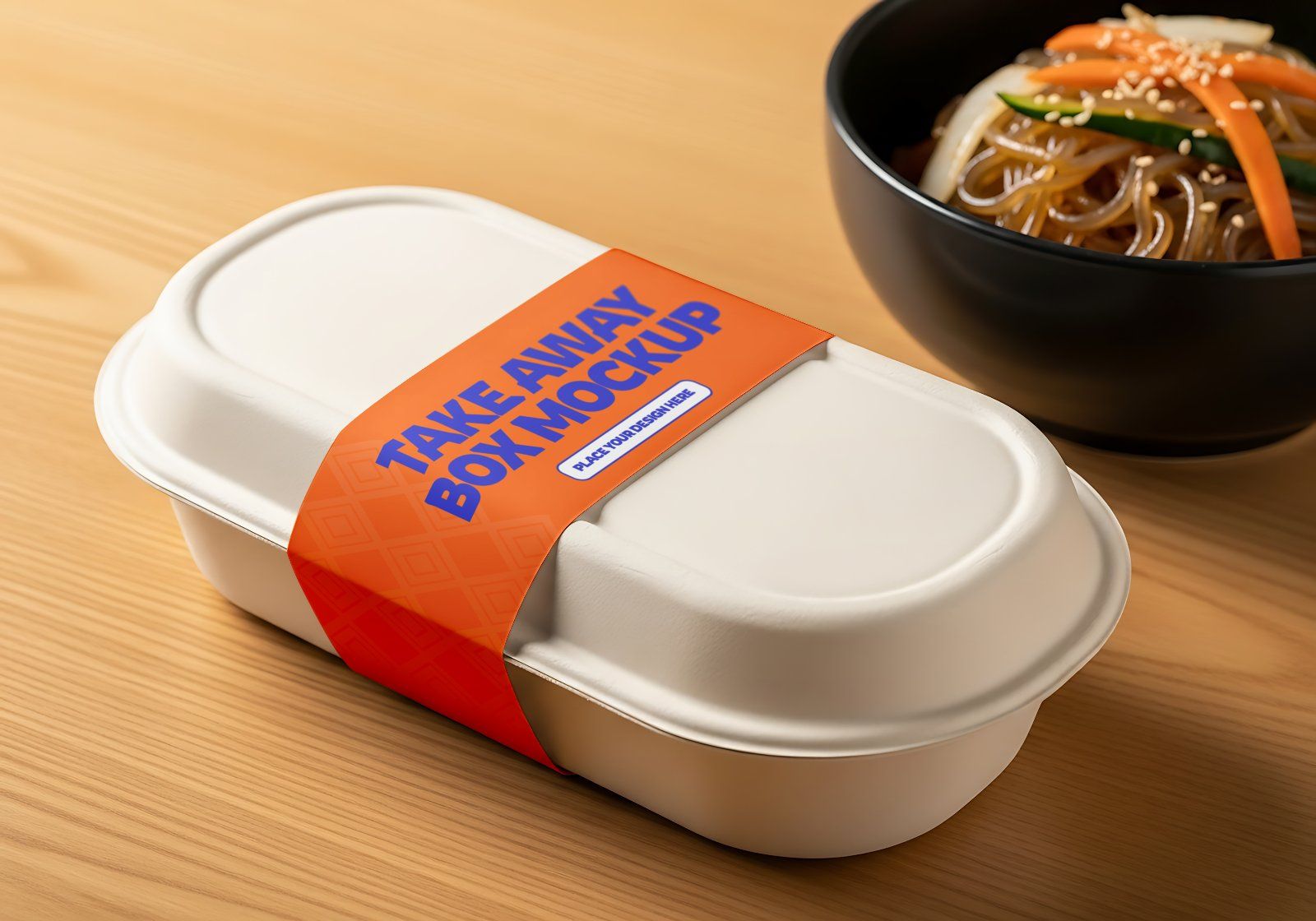 Premium Branding Red Korean Restaurant Mockup — image 12