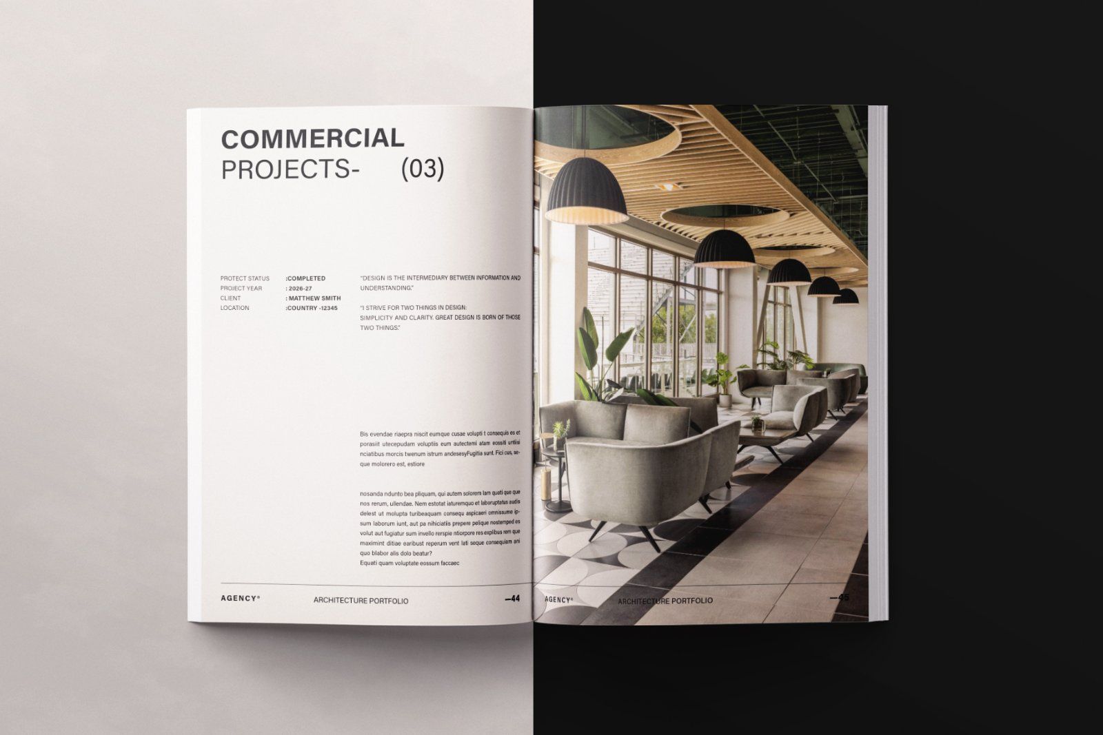 Architecture Sketch Design Portfolio Template — image 17