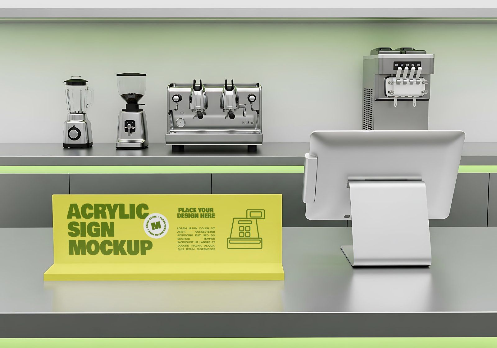 Premium Branding Drinking Store Mockup — image 16