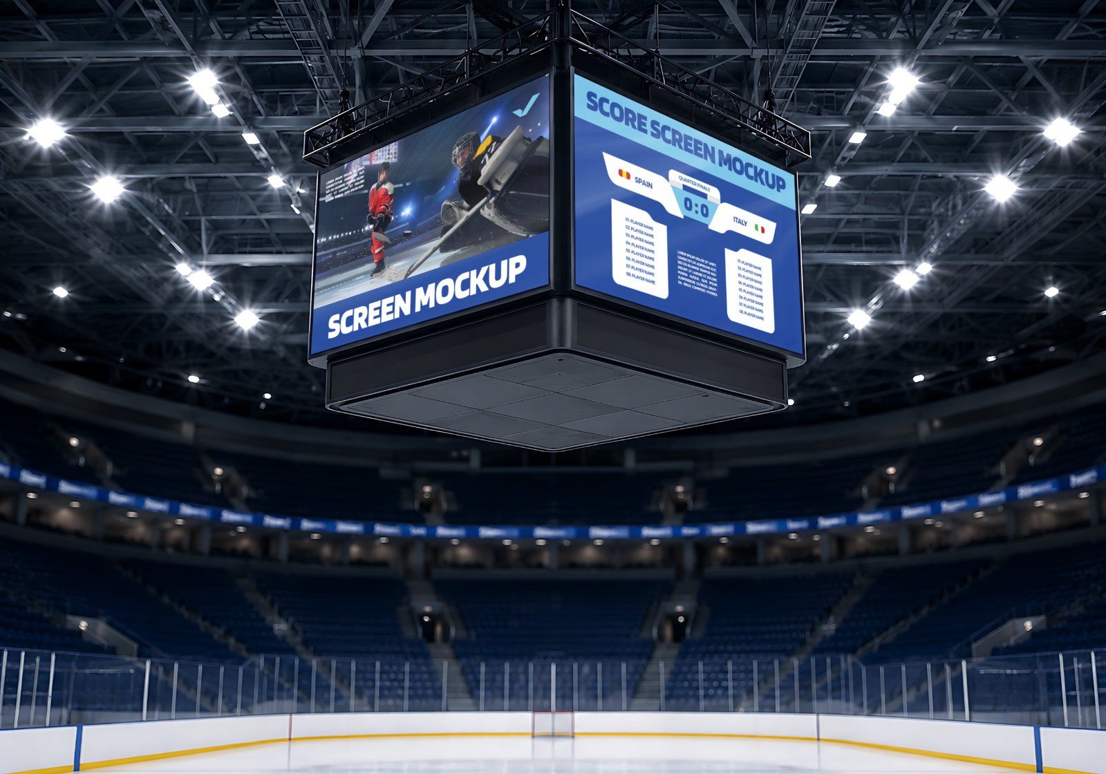 Ultimate Hockey Club Branding Mockup Bundle – 15 Premium PSD Scenes for Ice Hockey & Athletic Identi — image 14