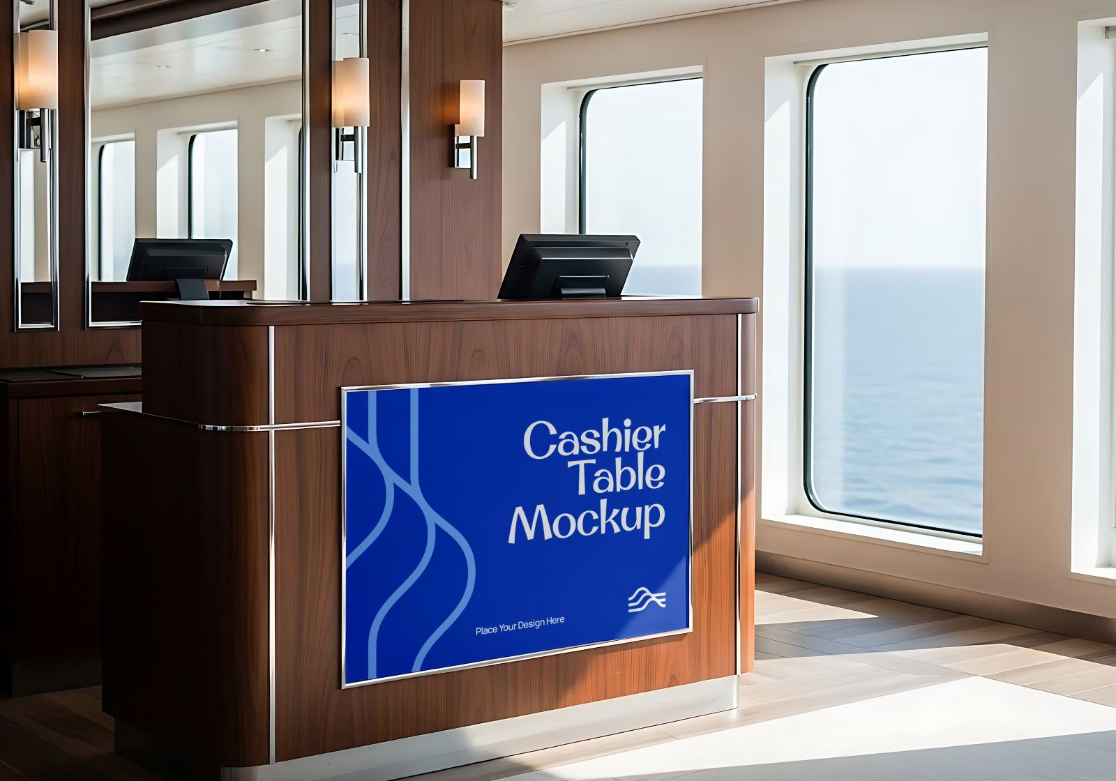Cruise Ship Mockup Bundle - Maritime Branding with a Luxury Cruise Ship Mockup — image 13