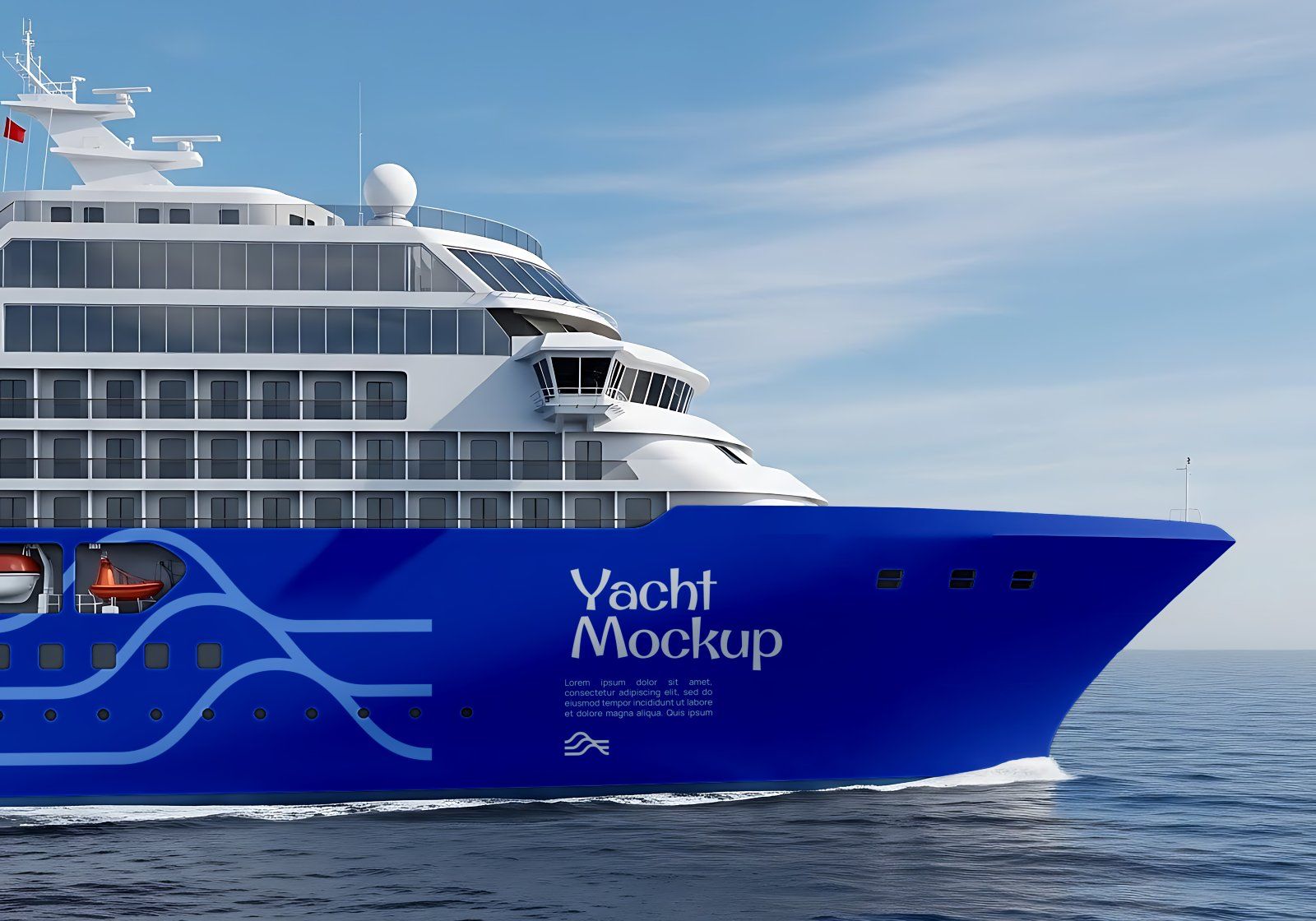 Cruise Ship Mockup Bundle - Maritime Branding with a Luxury Cruise Ship Mockup — image 9