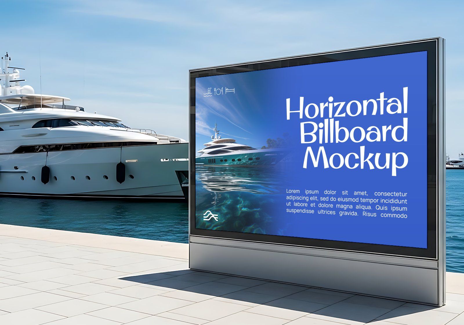 Cruise Ship Mockup Bundle - Maritime Branding with a Luxury Cruise Ship Mockup — image 8