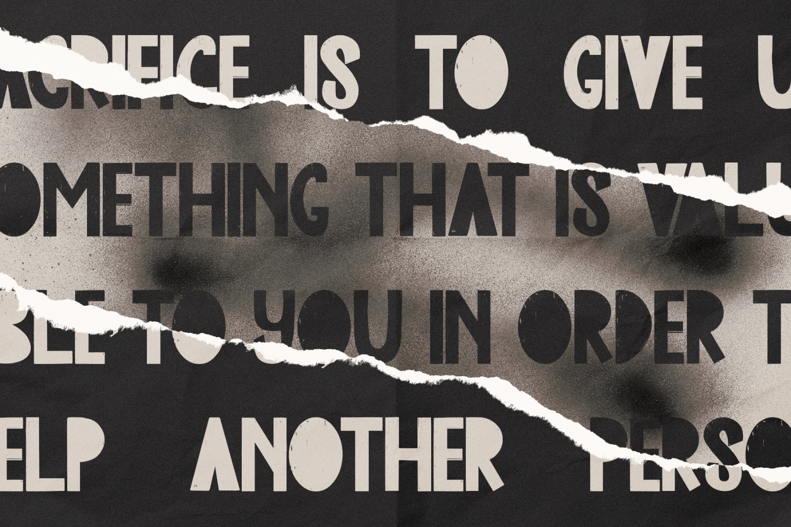 Edge Blocks - Textured Display Typeface — image 3