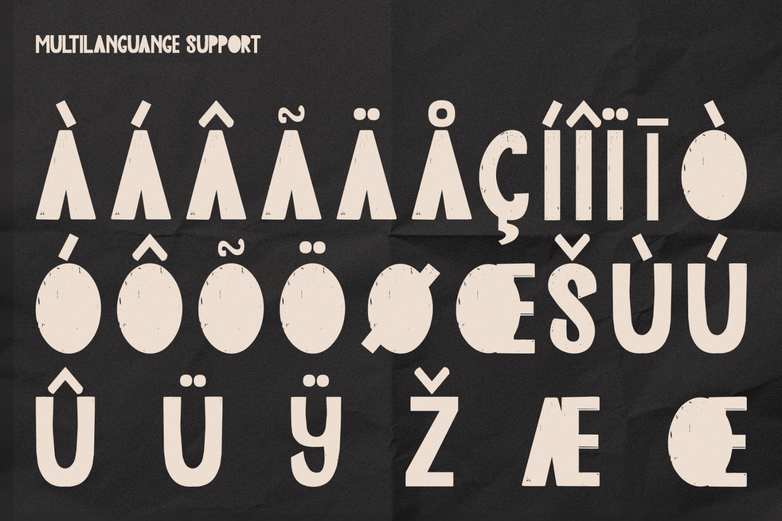 Edge Blocks - Textured Display Typeface — image 5