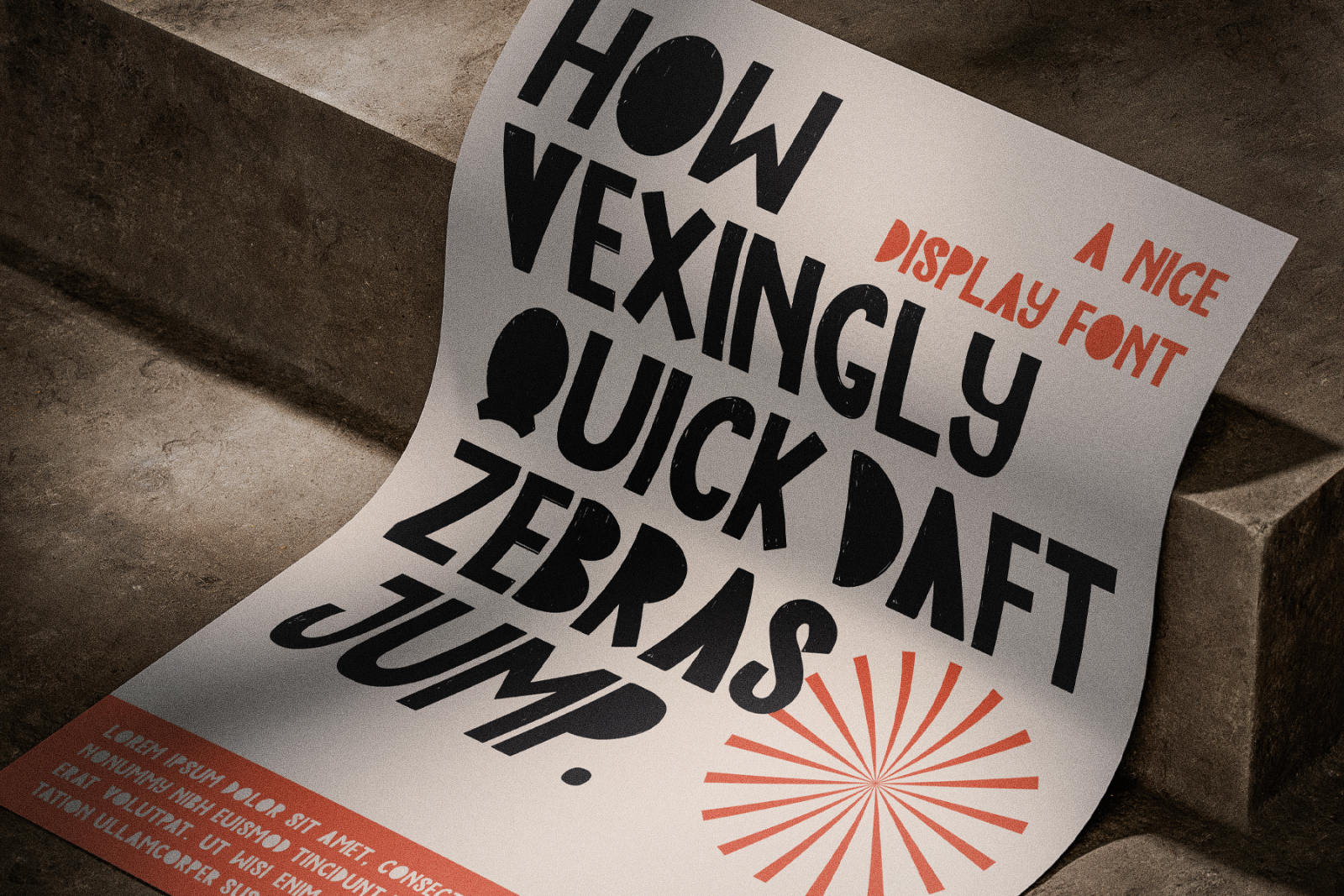Edge Blocks - Textured Display Typeface — image 7