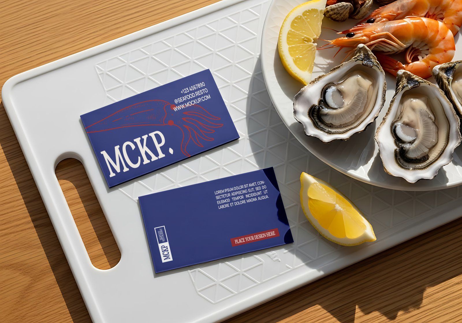 Premium Branding Fresh Seafood Restaurant Mockup — image 5