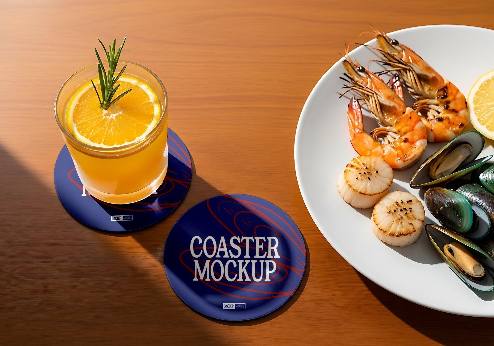 Premium Branding Fresh Seafood Restaurant Mockup — image 7