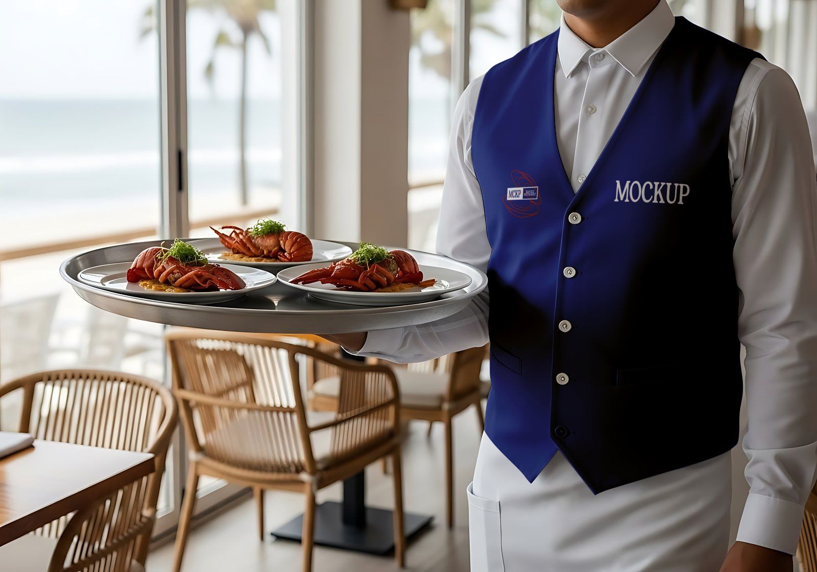 Premium Branding Fresh Seafood Restaurant Mockup — image 8