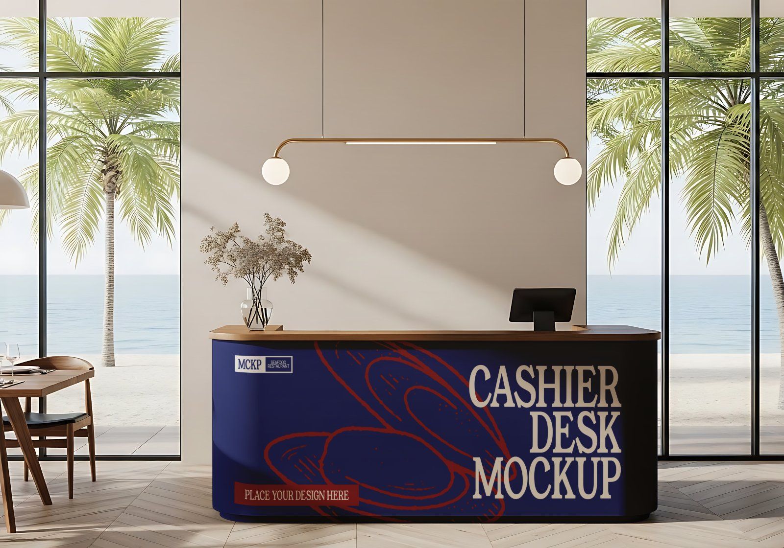 Premium Branding Fresh Seafood Restaurant Mockup — image 10