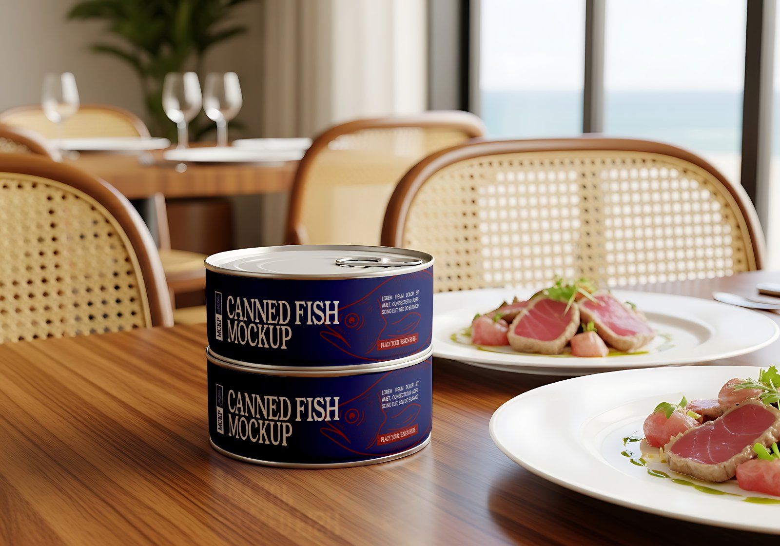 Premium Branding Fresh Seafood Restaurant Mockup — image 11