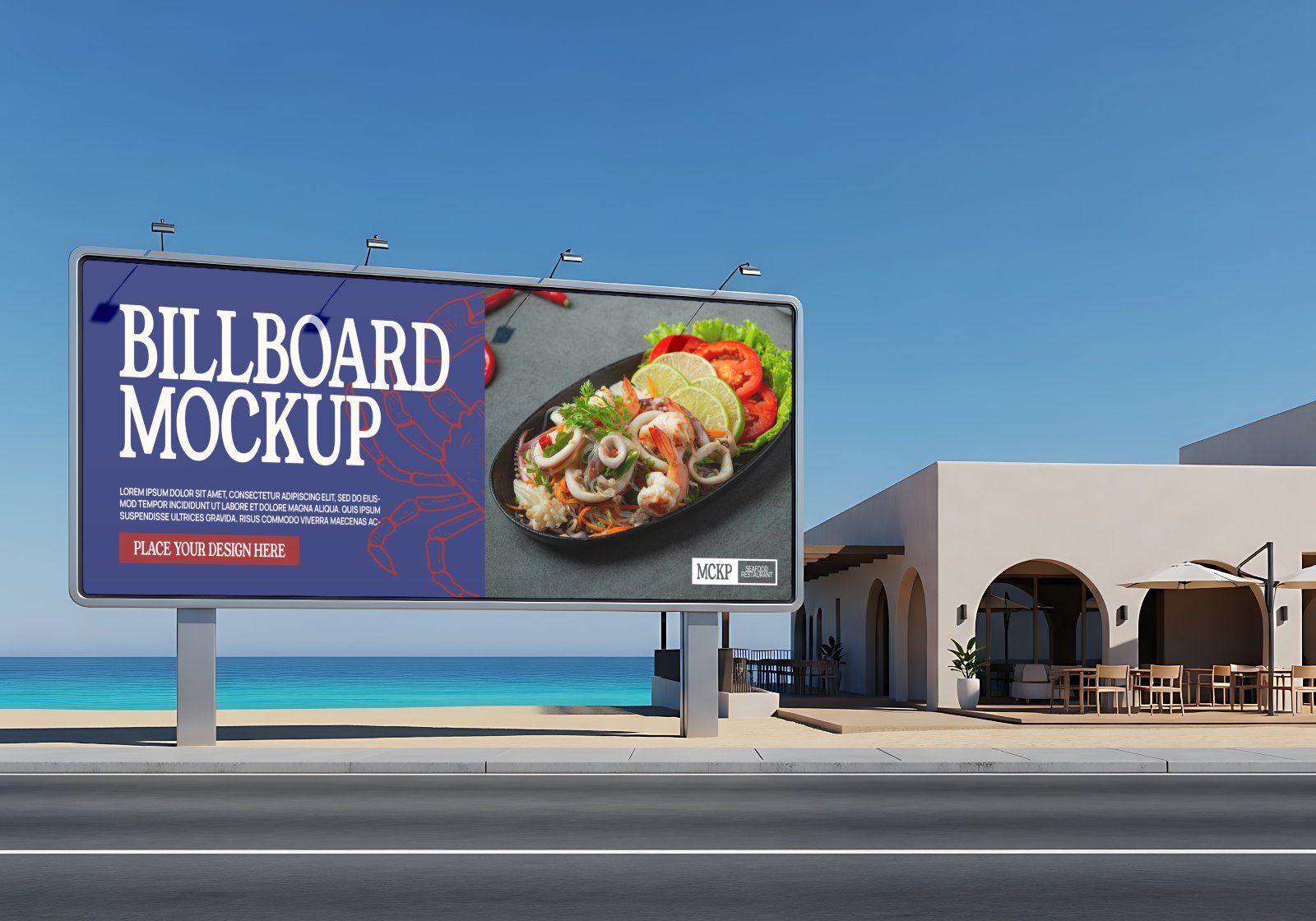 Premium Branding Fresh Seafood Restaurant Mockup — image 14