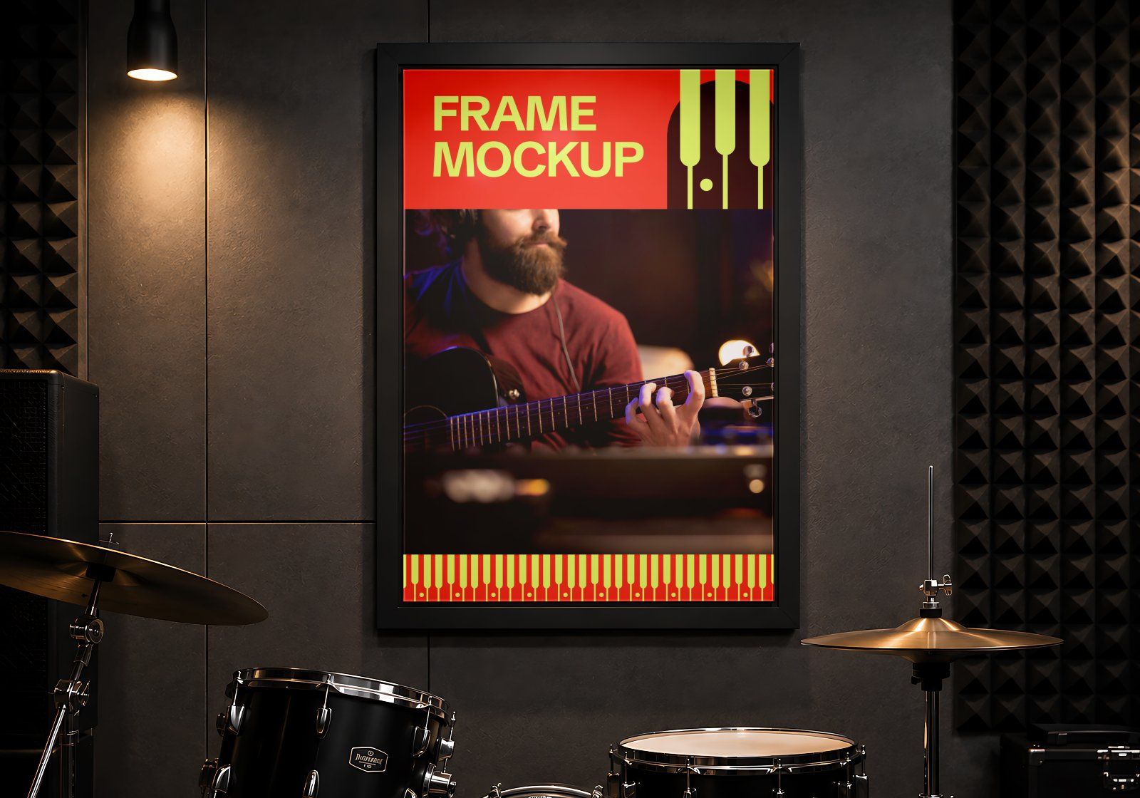 Premium Music Studio Branding Mockup Bundle – 15 Premium PSD Scenes for Audio & Record Label Identit — image 16