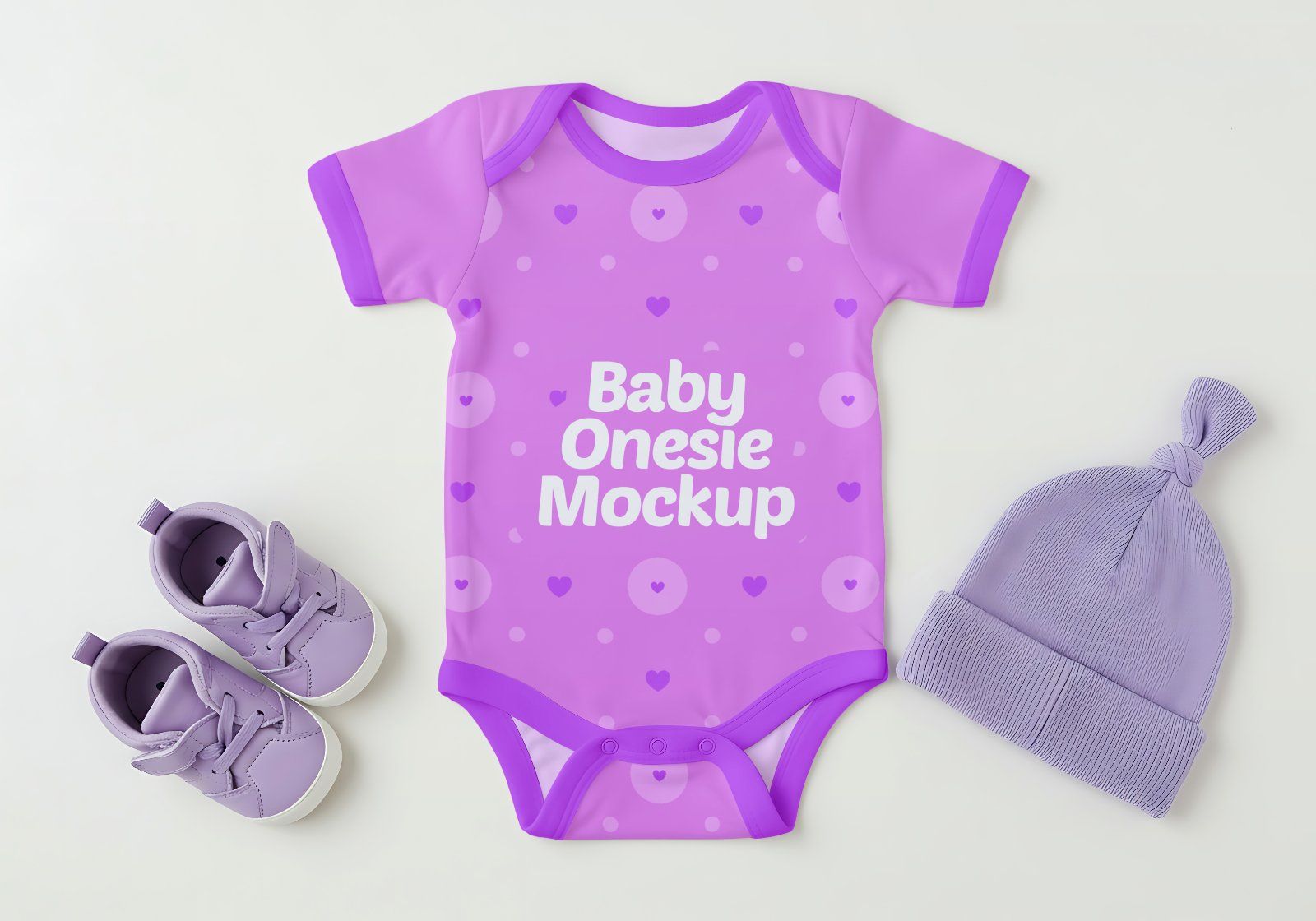 15 Baby Shop Mockups – PSD Onesie, Dress, Gift Box, Sign, Wrapping & Tag Kit — image 6