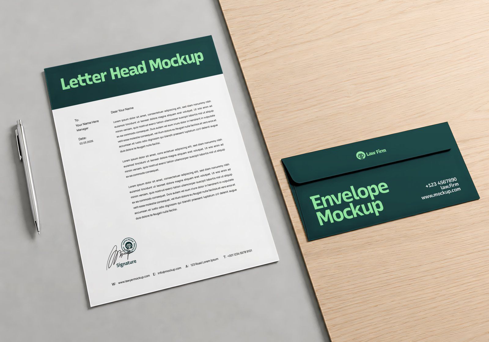Premium Law Firm Branding Mockup Bundle – 15 Corporate PSD Scenes for Attorney, Lawyer — image 9