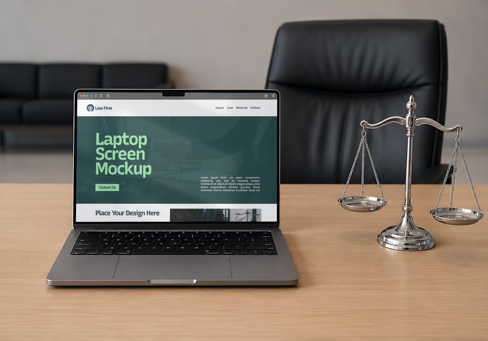 Premium Law Firm Branding Mockup Bundle – 15 Corporate PSD Scenes for Attorney, Lawyer — image 16