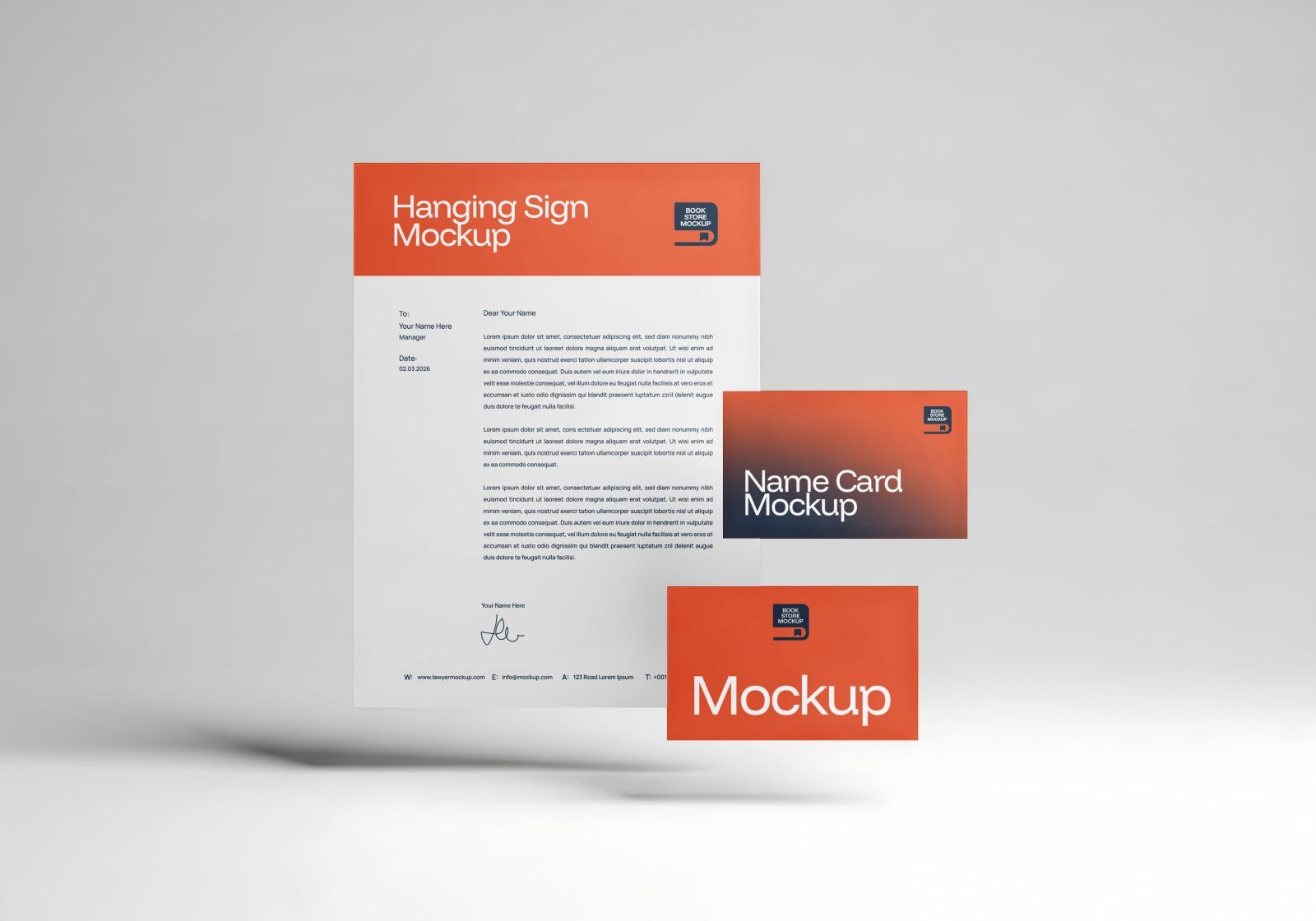Premium Branding Book Store Mockup — image 2
