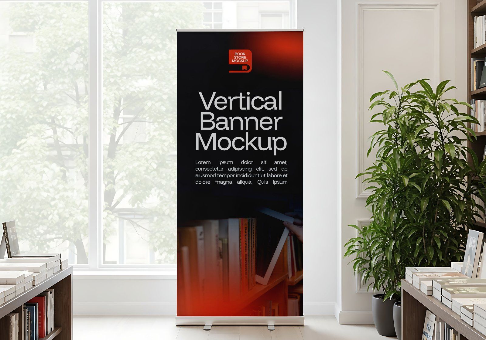Premium Branding Book Store Mockup — image 4