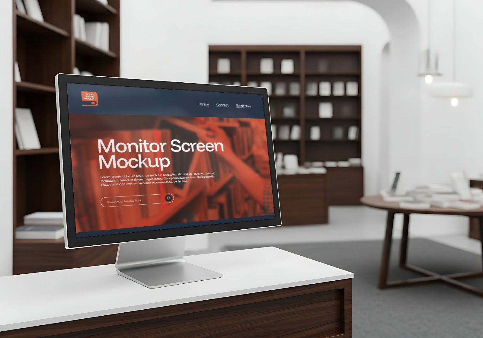 Premium Branding Book Store Mockup — image 14