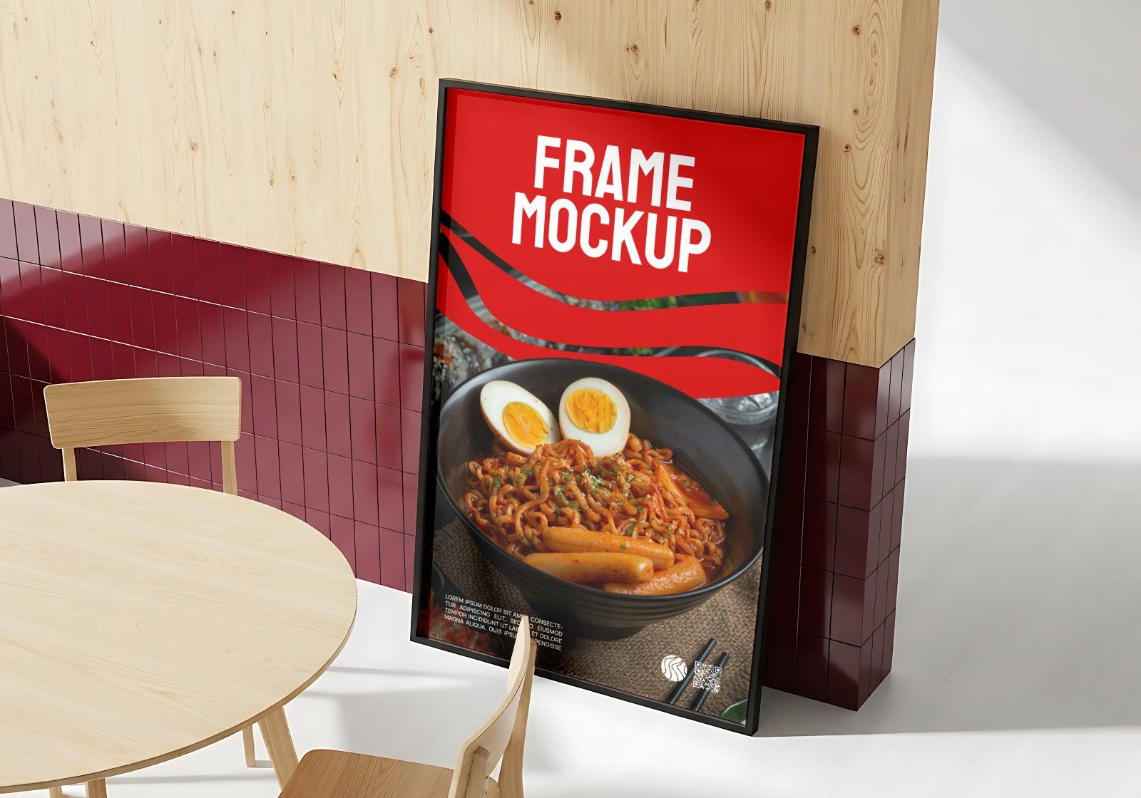 Korean Restaurant Mockup Bundle PSD – 15 Mockup Food Branding & Interior Design — image 11