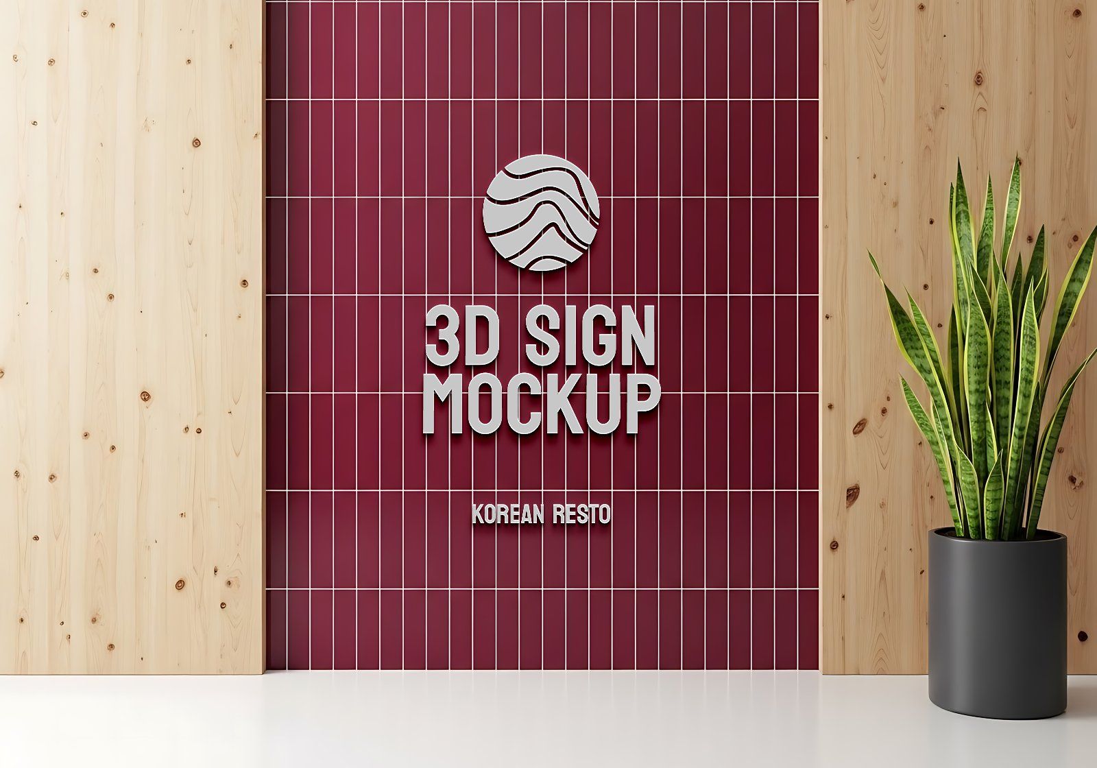 Korean Restaurant Mockup Bundle PSD – 15 Mockup Food Branding & Interior Design — image 8