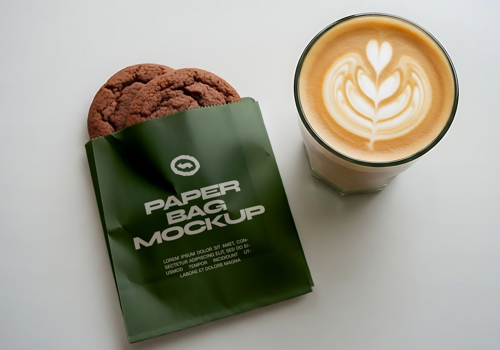 Premium Branding Green Coffee Mockup — image 7