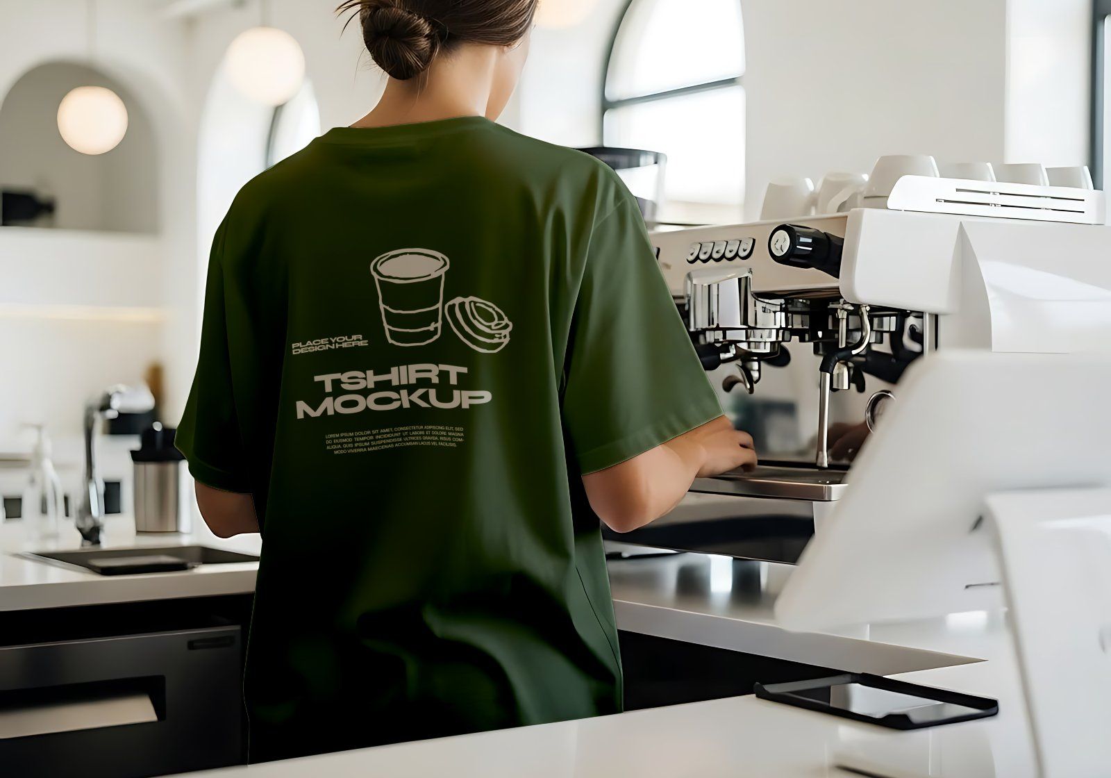 Premium Branding Green Coffee Mockup — image 10