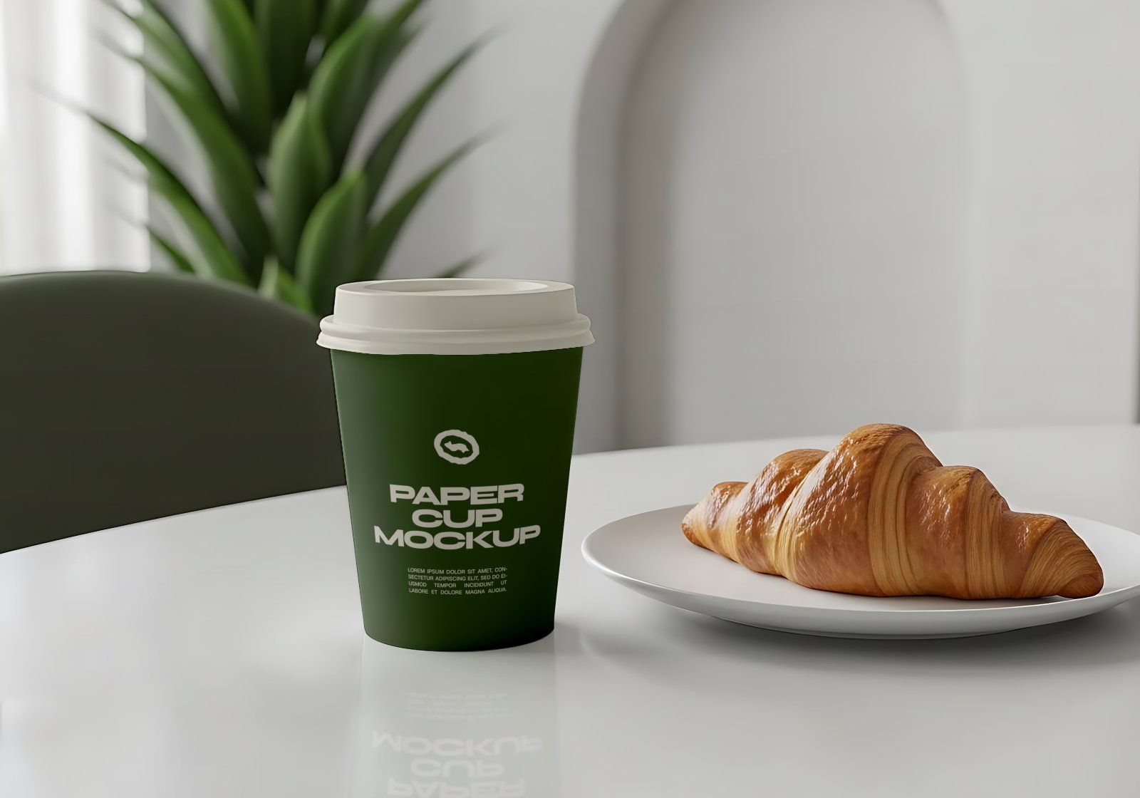 Premium Branding Green Coffee Mockup — image 12