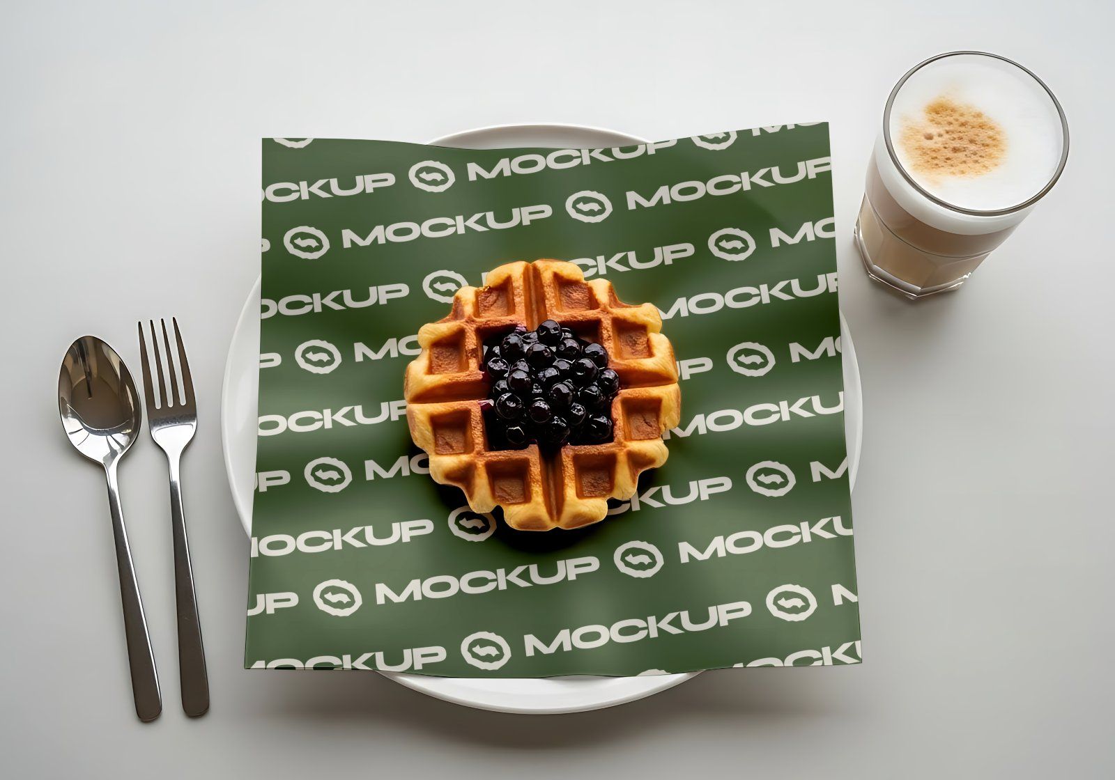 Premium Branding Green Coffee Mockup — image 14