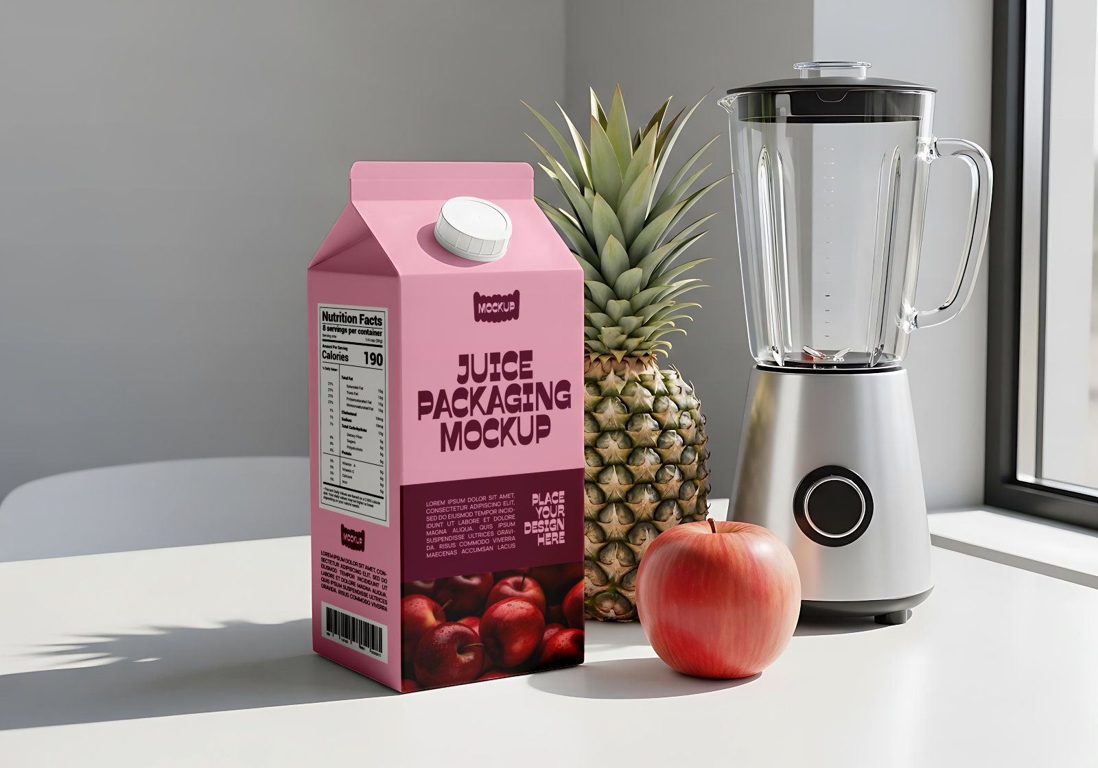Premium Branding Orange Juice Store Mockup — image 6