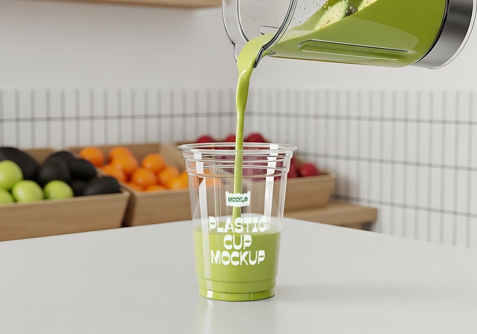 Premium Branding Orange Juice Store Mockup — image 7