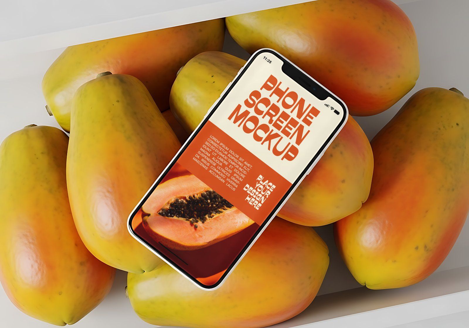 Premium Branding Orange Juice Store Mockup — image 15
