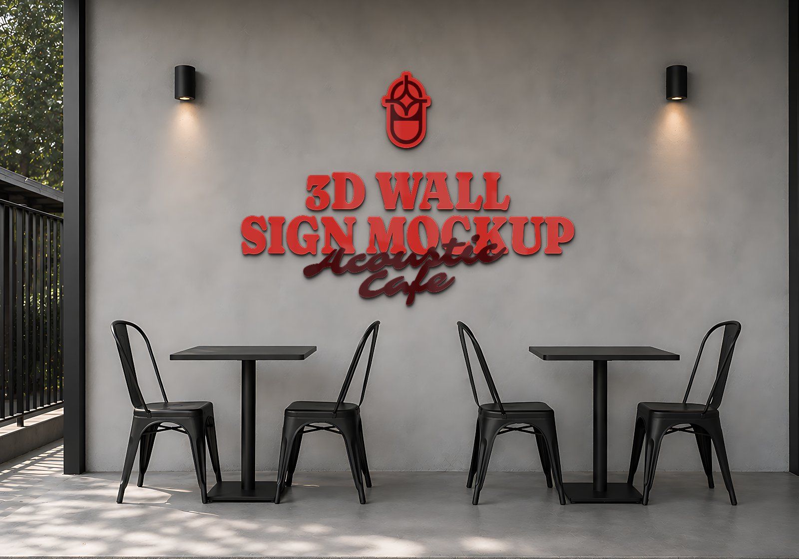 Premium Live Music Cafe Branding Mockup Bundle – 15 Aesthetic PSD Scenes for Coffee Shop & Acoustic — image 14